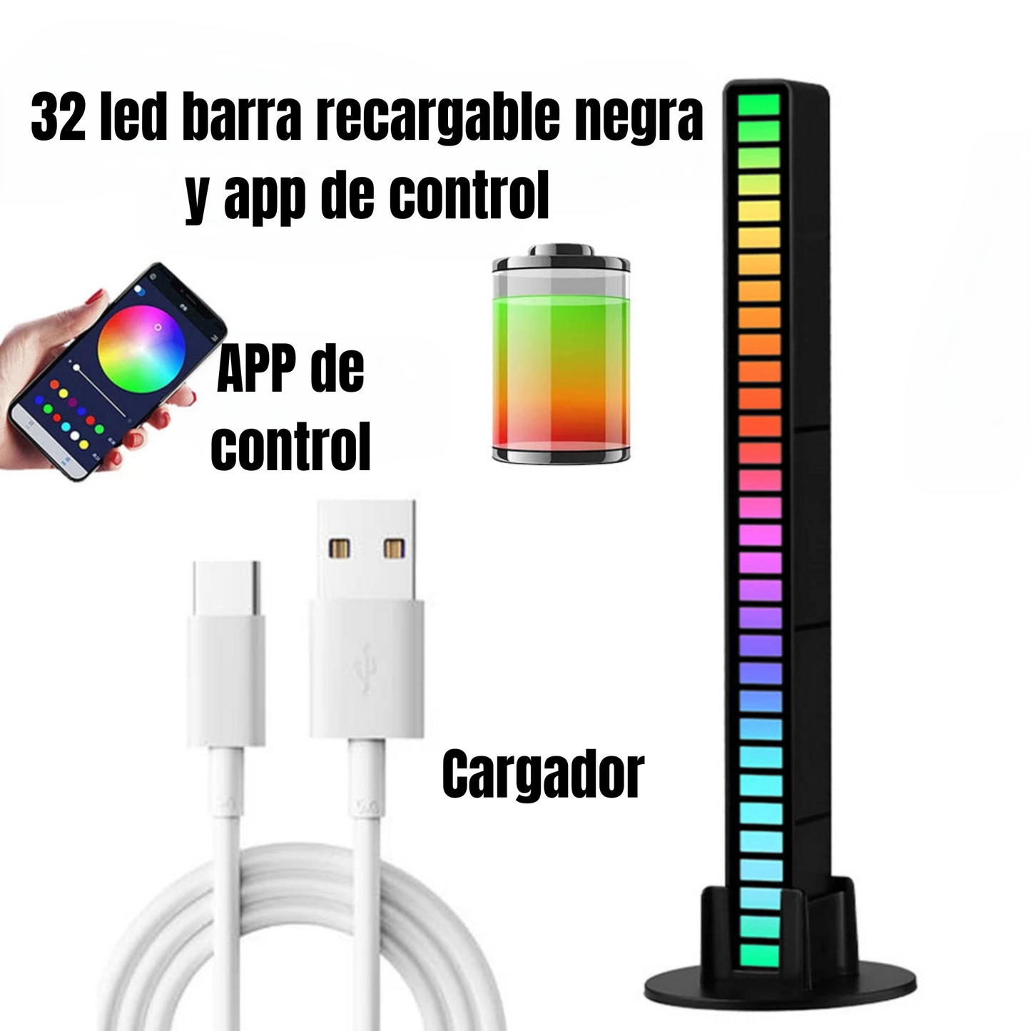 LUMINIX~luz led recargable
